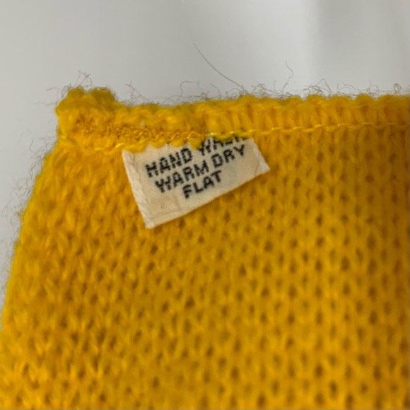 Rare Vintage High Wheel Bicycle Print Striped Spring Knit Scarf Navy Pink Yellow - Picture 9 of 10